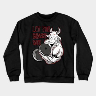 Bodybuilder Fitness Sport Beast Crewneck Sweatshirt